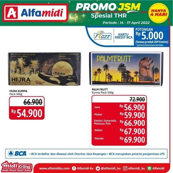 Katalog Promo JSM Alfamidi Spesial THR Periode 14-17 April 2022