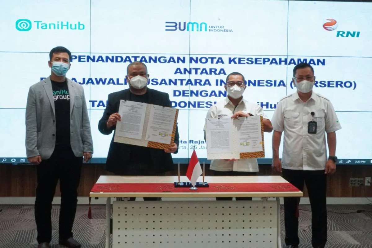 Gandeng perusahaan pelat merah, TaniHub memperkuat ekosistem pertanian hulu-hilir