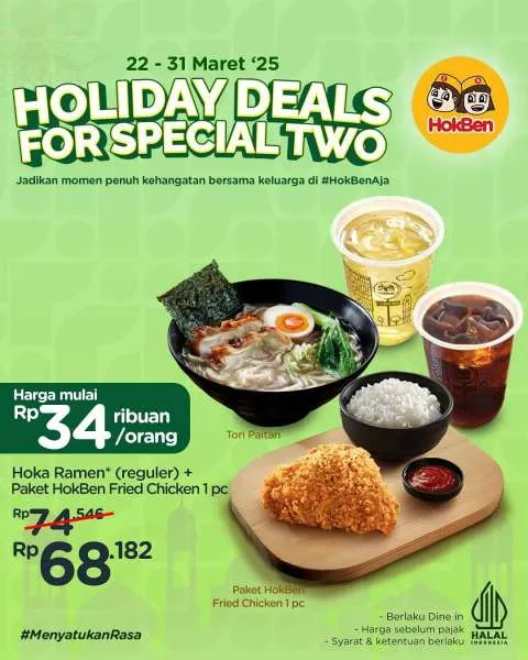 Promo Hokben untuk Berdua
