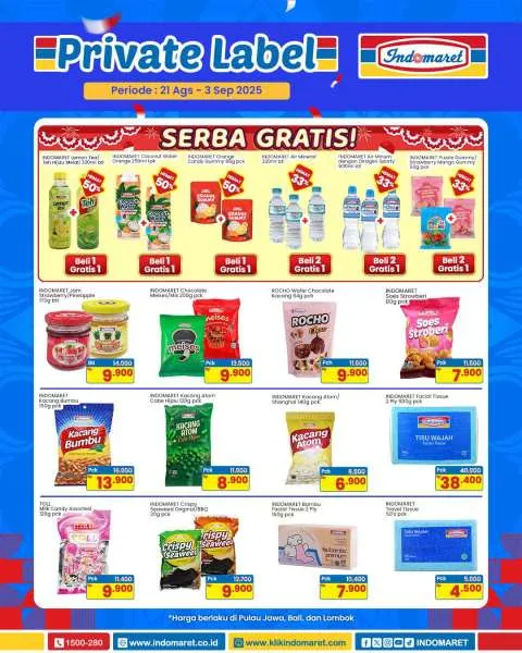 Promo Indomaret Super Hemat Periode 21 Agustus-3 September 2025
