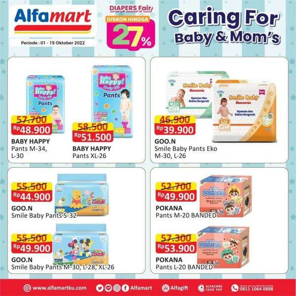 Promo Alfamart Diapers Fair Periode 1-15 Oktober 2022