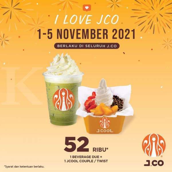 Promo J.CO terbaru 1-5 November 2021