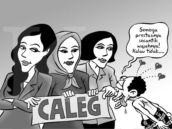 Caleg Modal Tampang Cantik