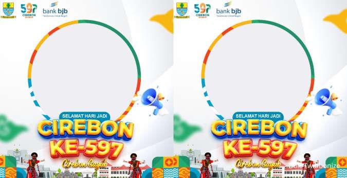 15 Twibbon Hari Jadi Cirebon ke 597 Tahun, Diperingati 7 Juli 2024