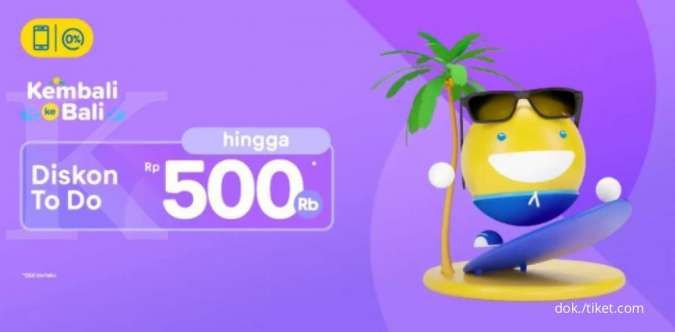 Promo tiket.com To Do ke Bali, Diskon To Do Hingga Rp500.000