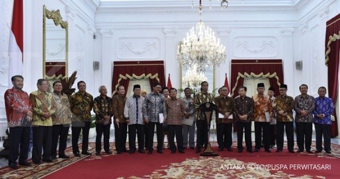 Jokowi gathers leaders of state institutions 