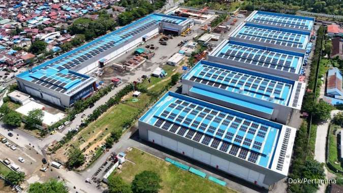 Kilang Pertamina Internasional dan Pertamina NRE Resmikan PLTS 2,5 Megawatt Peak
