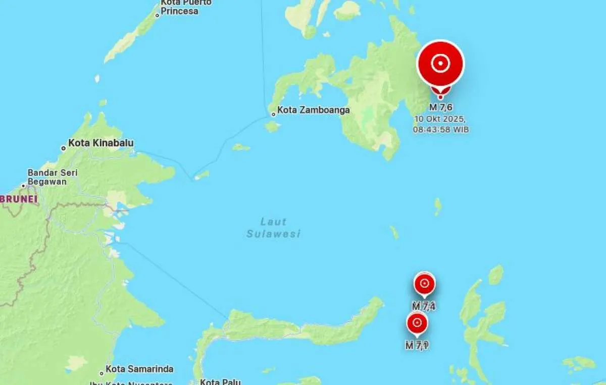 5 Daerah Indonesia dengan Peringatan Waspada Tsunami Pasca Gempa Filipina 7,6 SR