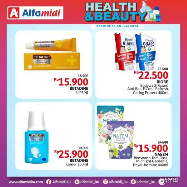 Promo Alfamidi Health & Beauty Periode 16-30 Juni 2024