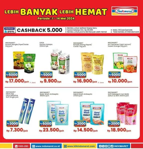 Promo Indomaret Super Hemat 1-14 Mei 2024