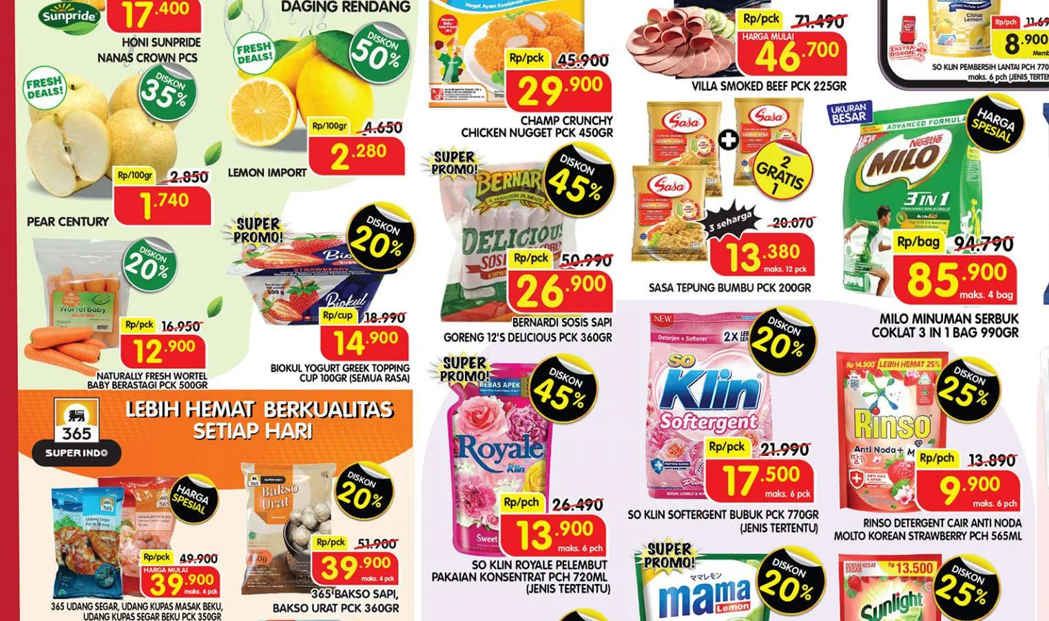 Promo Weekday Superindo Terbaru 13-16 Mei 2024