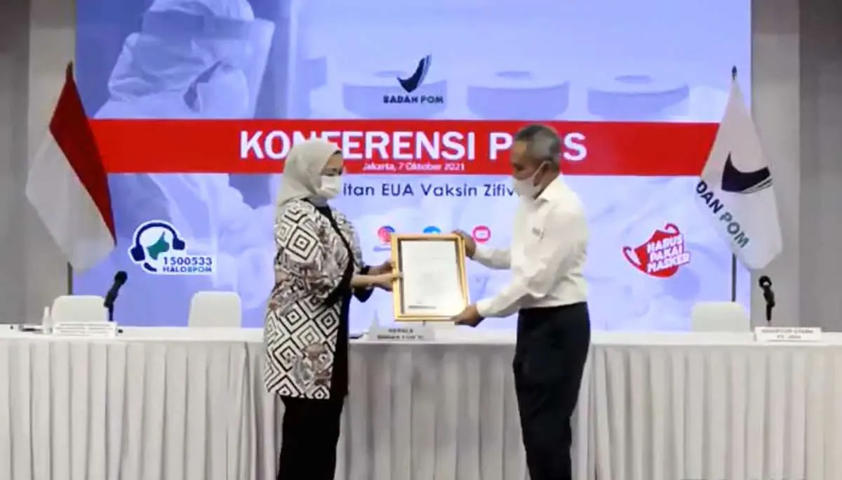 BPOM beri izin vaksin Zifivax dengan efikasi hingga 81,7%