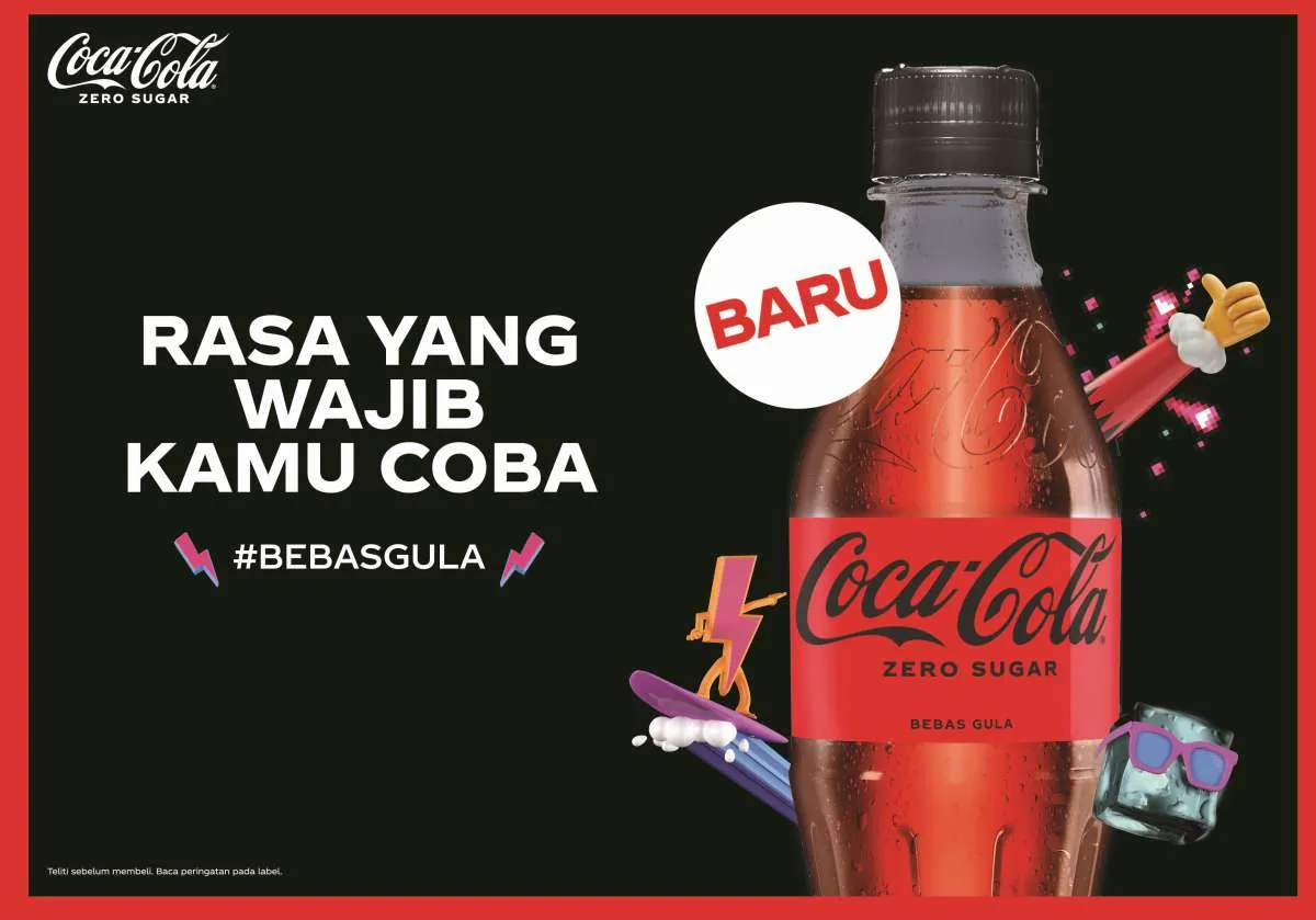 COCA-COLA Kenalkan Coke Zero Sugar Disempurnakan Kampanye Taste too Goods for Words