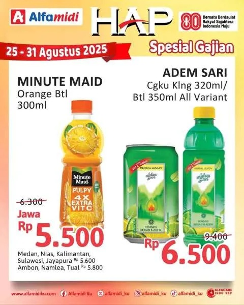 Promo Alfamidi Hemat Satu Pekan Periode 25-31 Agustus 2025