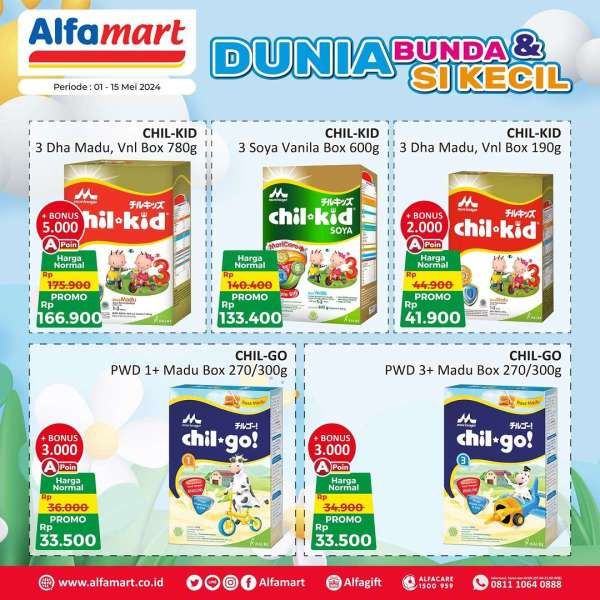 Promo Alfamart Susu Anak dan Ibu 1-15 Mei 2024