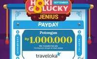 Promo Traveloka dengan Jenius Spesial Payday, Ada Potongan Harga Sampai Rp 1 Juta