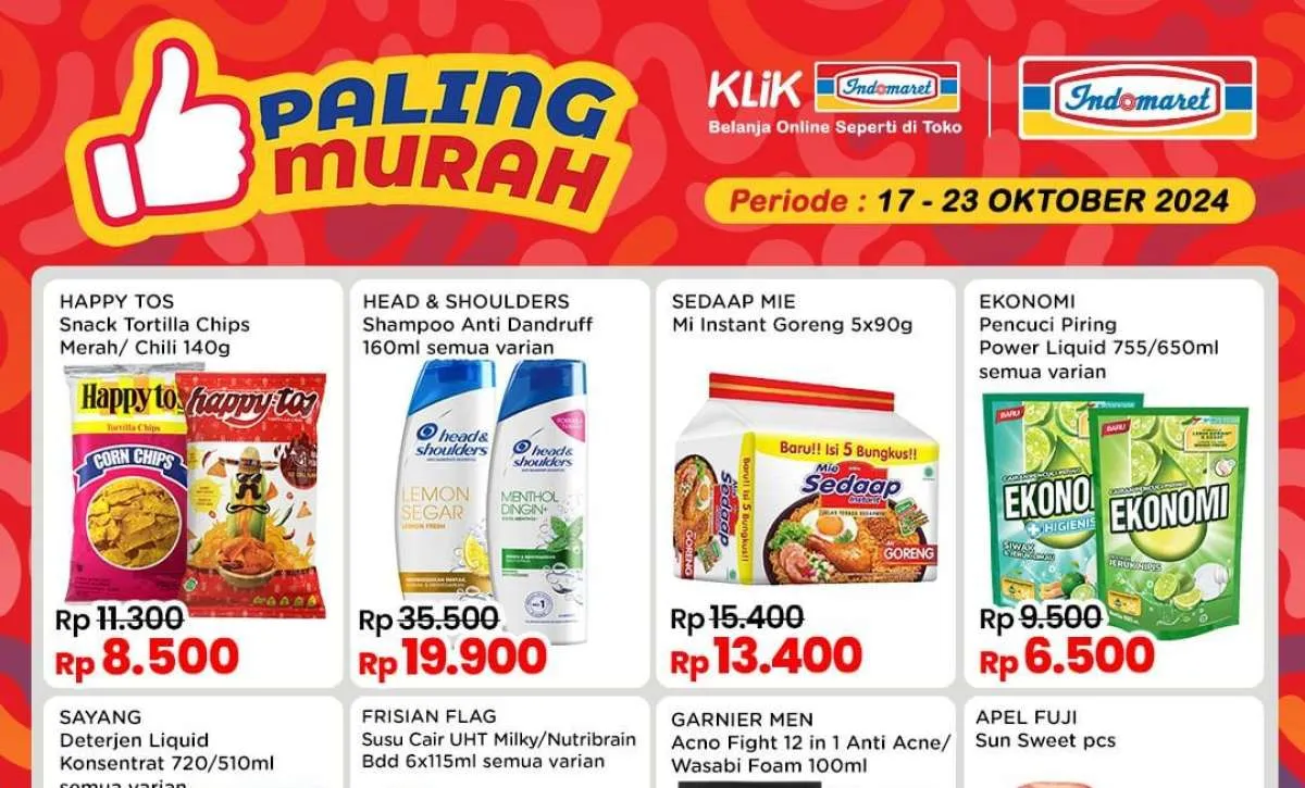 Promo Indomaret 17-23 Oktober 2024, Promo Paling Murah Terbaru dan Hemat Minggu Ini