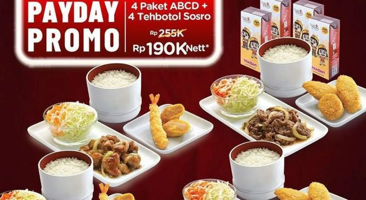 Promo HokBen Pay Day Sampai 31 Januari 2022, Potongan Harga di GrabFood dan Gofood