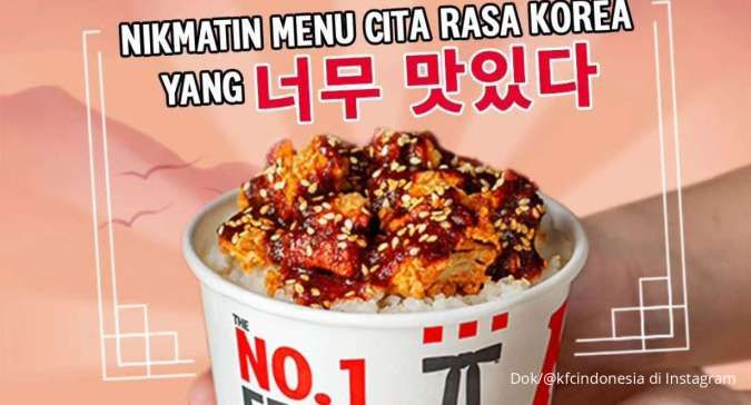 Promo KFC Terbaru Bulan Agustus 2023, Daebak Don Cita Rasa Korea Harga Hemat