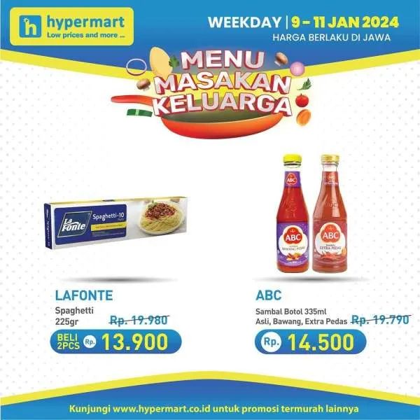 Promo Hypermart Hyper Diskon Weekday Periode 9-11 Januari 2024