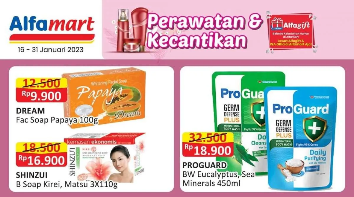 Promo Alfamart Edisi Body Care, Potongan Harga Lumayan untuk Parfum hingga Lulur