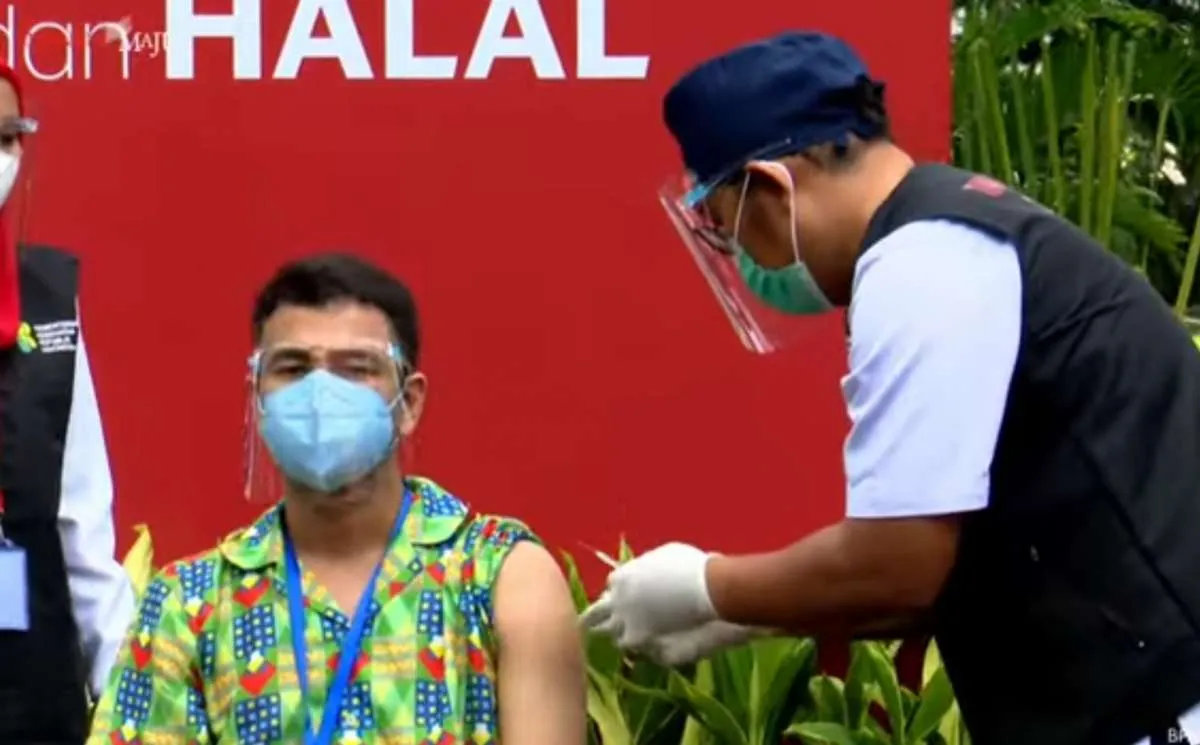 Raffi Ahmad: Ayo masyarakat jangan takut divaksin Covid-19 