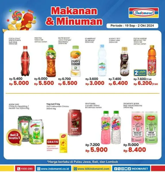 Promo Indomaret Super Hemat Periode 19 September-2 Oktober 2024