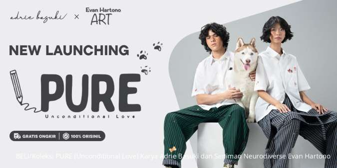 Koleksi PURE Karya Adrie Basuki dan Seniman Evan Hartono Eksklusif ada di Blibli.