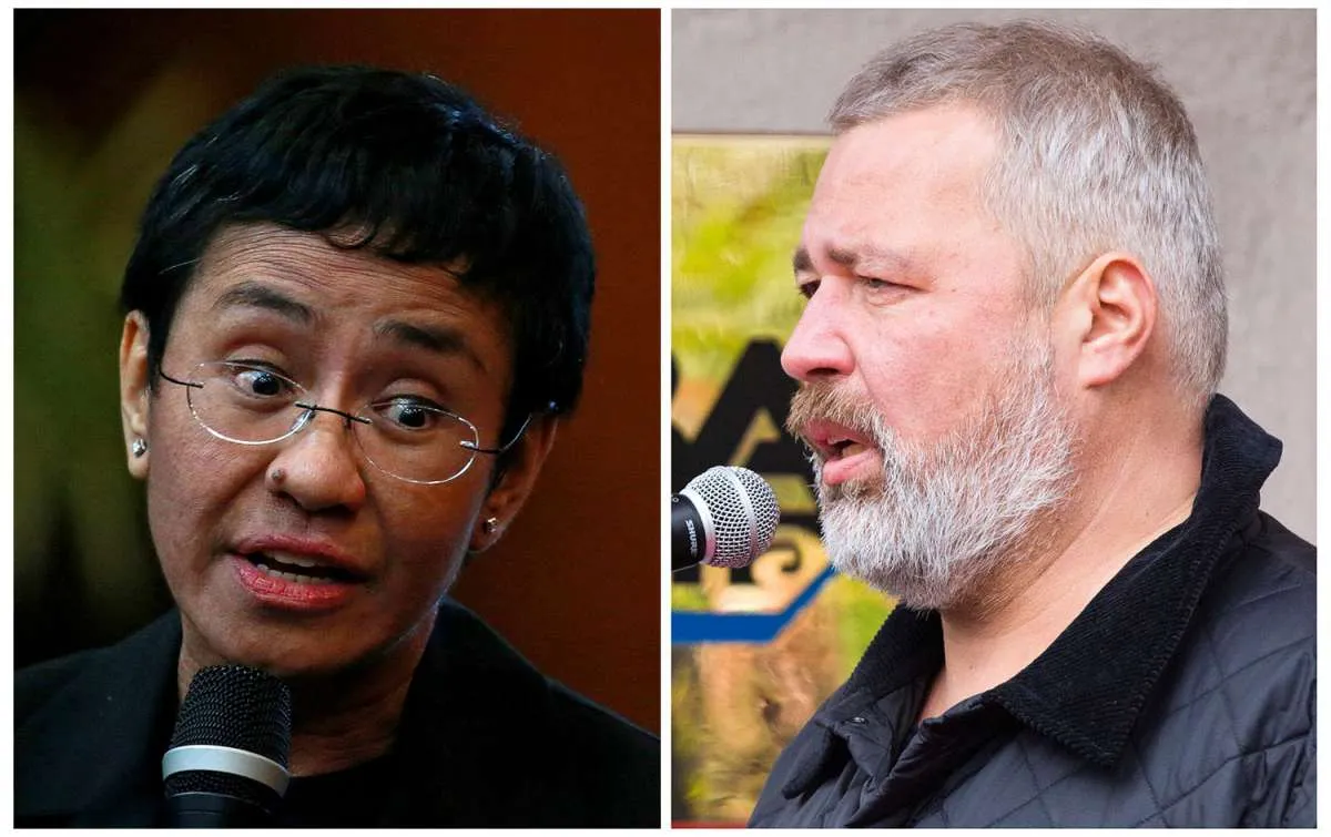 Dua wartawan ini raih Nobel Perdamaian 2021, pertama sejak 1935