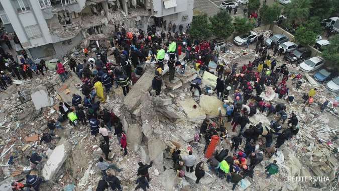 Update Gempa Turki: Korban Tewas Capai 1.700 Orang
