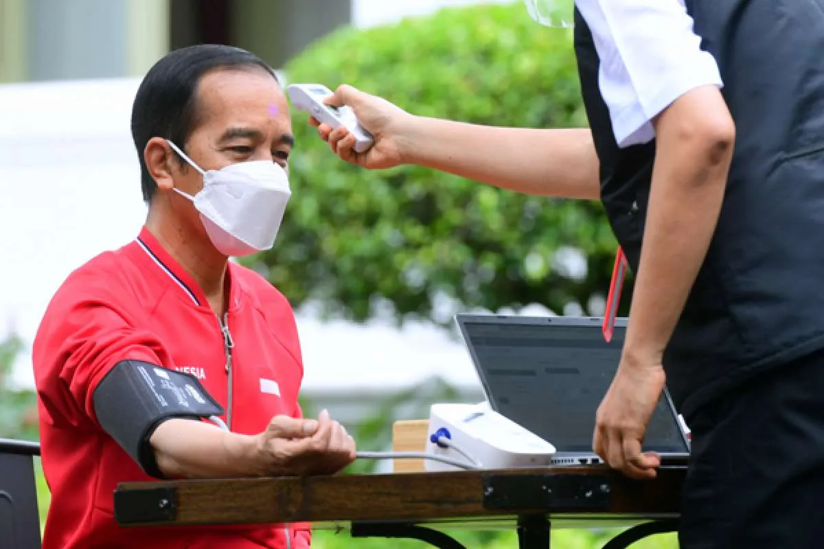 Jokowi menyebut PPKM mikro kalau dilakukan serius mampu tekan kasus corona