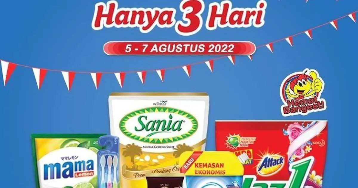 Promo JSM Indomaret Hanya 3 Hari Mulai 5-7 Agustus 2022, Ini Katalog Selengkapnya