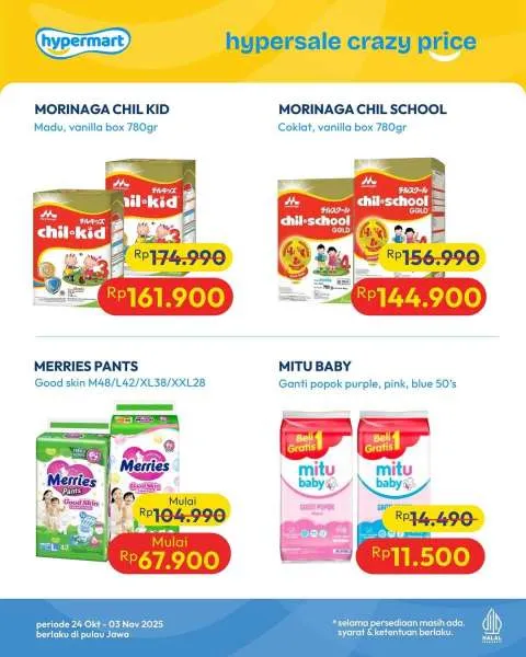 Promo Hypermart Hyper Sale Periode 24 Oktober-3 November 2025