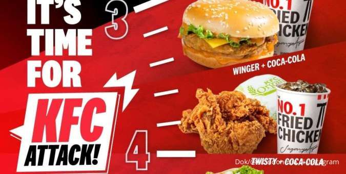 Promo KFC Attack Makan Hemat Serba Rp 19.000-an Hari Ini Jumat 27 Oktober 2023