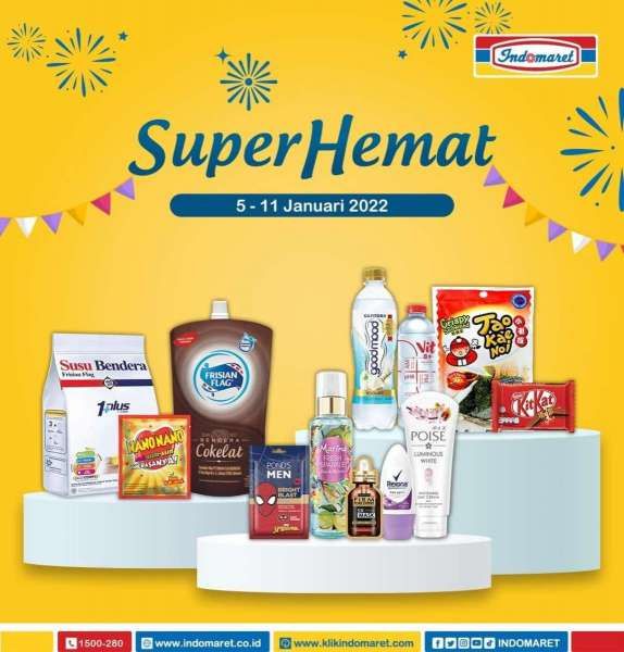 Katalog Promo Indomaret Super Hemat Periode 5-11 Januari 2022