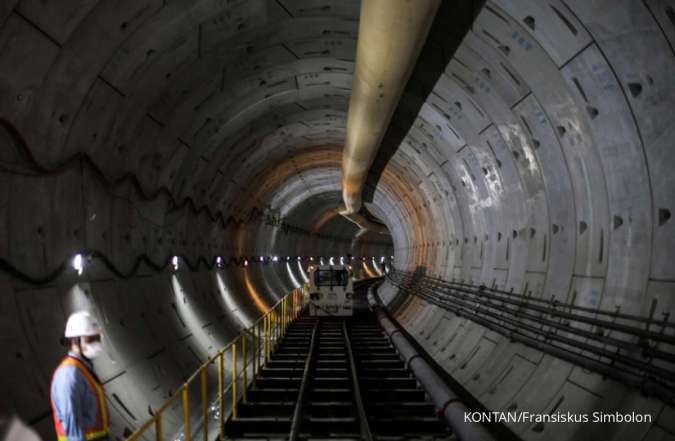 MRT Jakarta Bangun Terowongan dan Stasiun CP202 Jakarta Fase 2A 