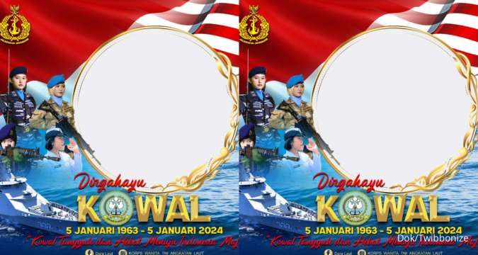 25 Twibbon HUT Korps Wanita TNI AL 2024 yang Diperingati Setiap 5 Januari