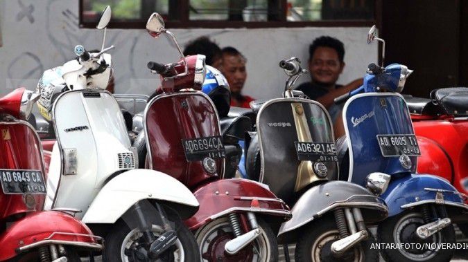 Yogyakarta diserbu ribuan penggemar Vespa
