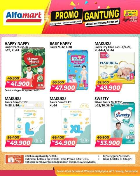 Promo Alfamart Gantung 26 Agustus-1 September 2025