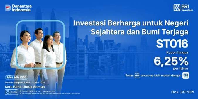 Sukuk ST016 Jadi Alternatif Investasi, Berikut Cara Transaksinya melalui BRI