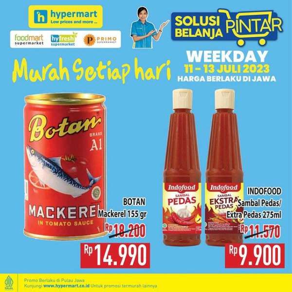 Katalog Promo Hypermart Diskon Weekday Terbaru 11-13 Juli 2023