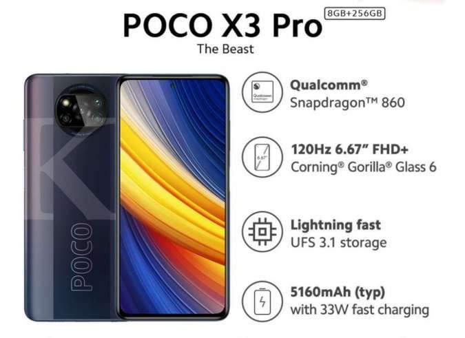 POCO X3 Pro: Harga Mulai Rp 2 Jutaan, Cocok untuk Gaming