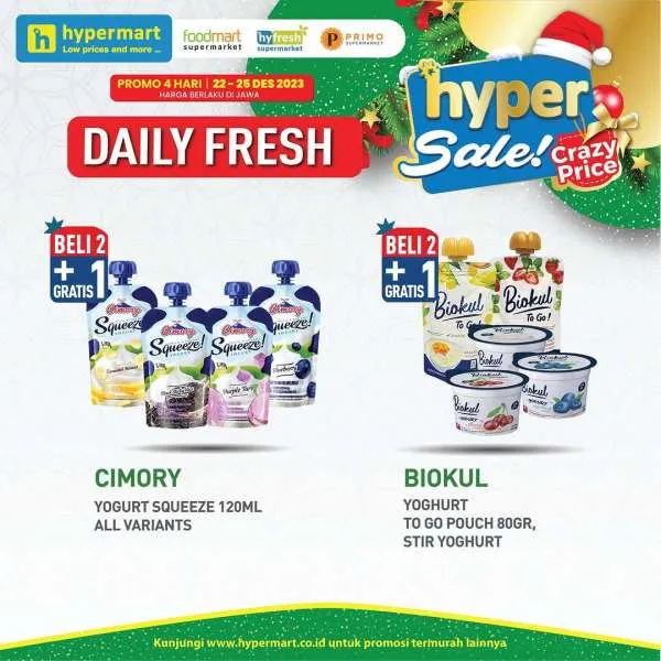 Promo JSM Hypermart Hyper Diskon Weekend Periode 22-25 Desember 2023