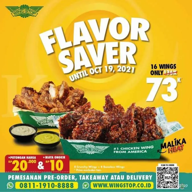 Promo Wingstop Flavor Saver