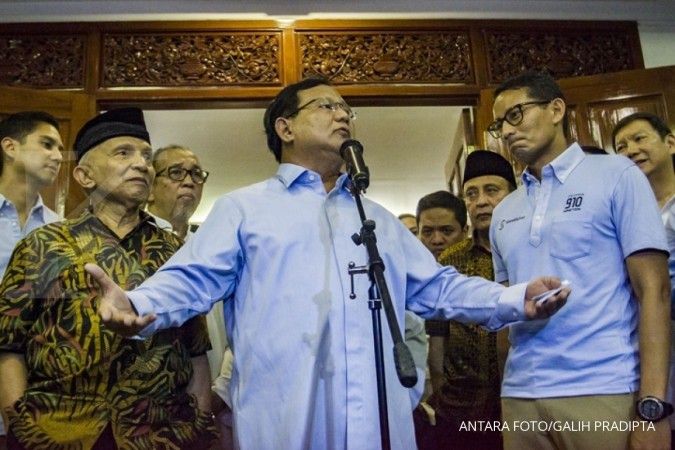 Petinggi partai koalisi BPN sudah merapat di kediaman Prabowo