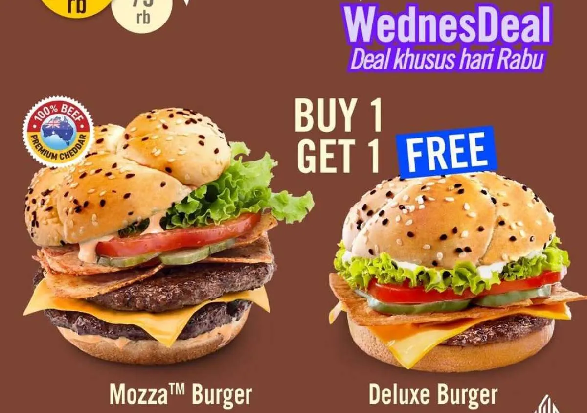 Promo A&W WednesDeal Februari: Beli 1 Gratis 1 Burger, Hemat Rp 35.000 Tiap Rabu