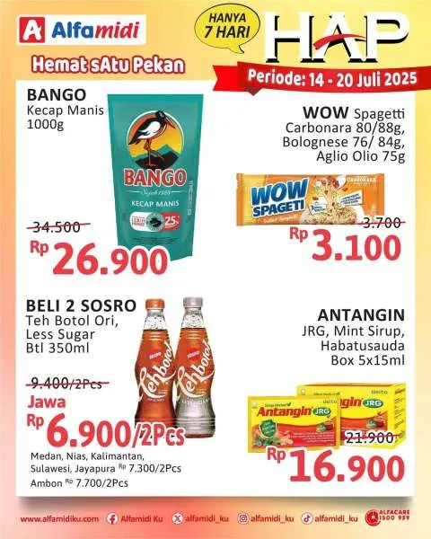 Promo Alfamidi Hemat Satu Pekan Periode 14-20 Juli 2025
