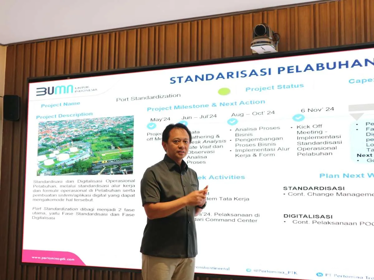 PTK Gelar Go Live POC Digitalization Port Operation, Standarisasi Marine Terminal