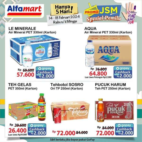 Promo JSM Alfamart Spesial Pemilu 14-18 Februari 2024