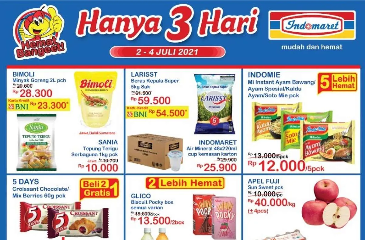 Promo JSM Indomaret 2-4 Juli 2021, diskonan akhir pekan!